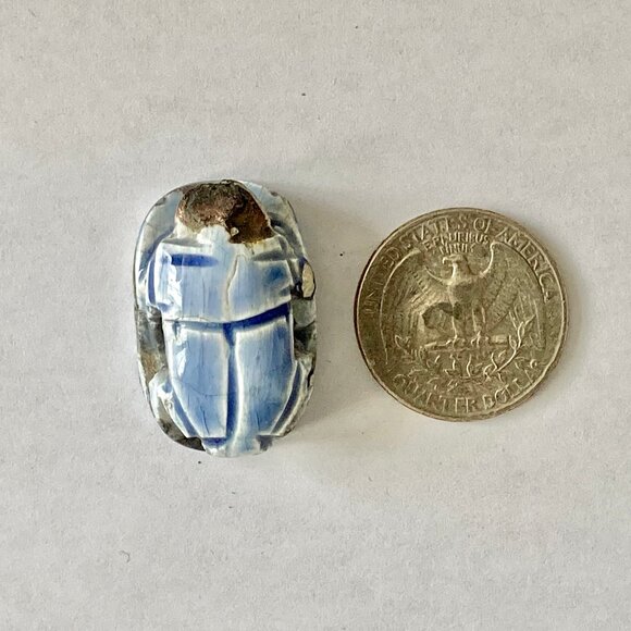 Genuine Egyptian Scarab for Jewelry Making - Picture 1 of 5